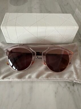 Dior So Real Rose-Tinted Sunglasses